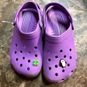 Purple Crocs Womens Size 5 Men's size 3